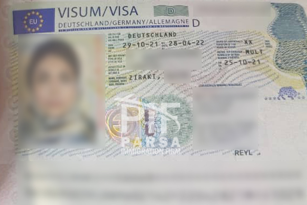 اخذ ویزای آلمان