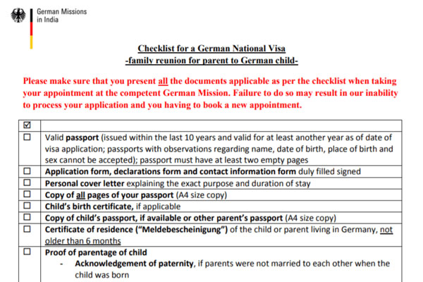 قوانین پیوست والدین در آلمان